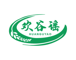 欢谷谣 第30类小食配料商标图样