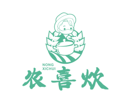 农喜炊 第43类餐饮酒店商标图样