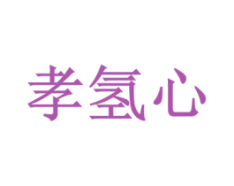 孝氢心 第35类广告贸易商标图样