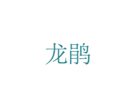 龙鹃 第25类服装鞋帽商标图样