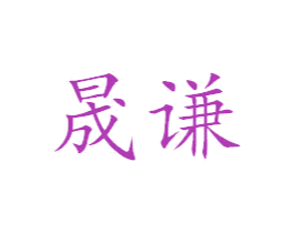 晟谦 第25类服装鞋帽商标图样