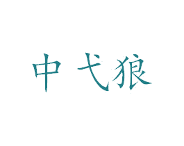 中弋狼 第25类服装鞋帽商标图样