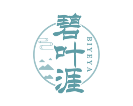 碧叶涯 第30类小食配料商标图样