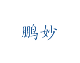 鹏妙 第25类服装鞋帽商标图样
