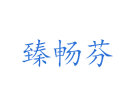 臻畅芬 第25类服装鞋帽商标图样