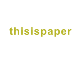 THISISPAPER 第18类皮革箱包商标图样