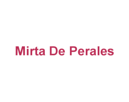 MIRTA DE PERALES 第3类化妆品商标图样