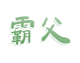 霸父 第25类服装鞋帽商标图样