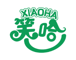 笑哈 第32类啤酒饮料商标图样