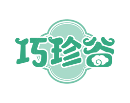 巧珍谷 第30类小食配料商标图样
