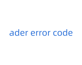 ADER ERROR CODE 第18类皮革箱包商标图样