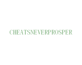 CHEATSNEVERPROSPER 第25类服装鞋帽商标图样
