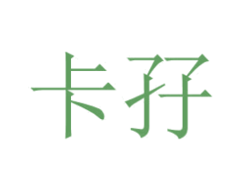 卡孖 第18类皮革箱包商标图样