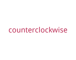 COUNTERCLOCKWISE 第9类科学仪器商标图样