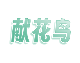 献花鸟 第25类服装鞋帽商标图样