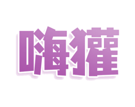 嗨獾 第22类绳网袋篷商标图样