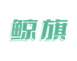 鲸旗 第12类运输工具商标图样