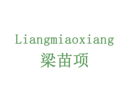梁苗项 第33类酒商标图样