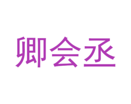 卿会丞 第5类医药商标图样