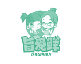 旨爱鲜 第30类小食配料商标图样