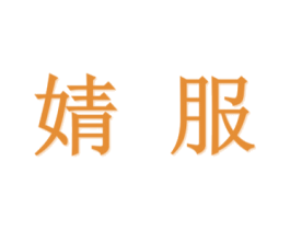 婧服 第25类服装鞋帽商标图样