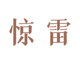 惊雷 第39类运输旅行商标图样