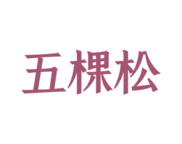 五棵松 第15类乐器商标图样