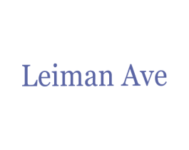 LEIMAN AVE 第25类服装鞋帽商标图样