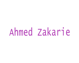 AHMED ZAKARIE 第25类服装鞋帽商标图样