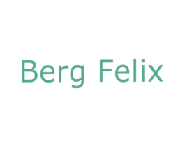 BERG FELIX 第25类服装鞋帽商标图样