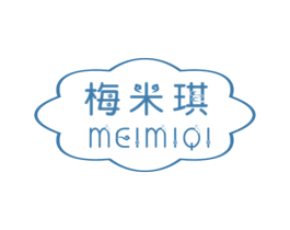梅米琪 第25类服装鞋帽商标图样