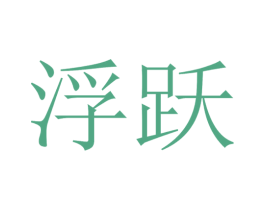 浮跃 第4类燃料油脂商标图样