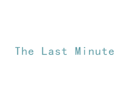 THE LAST MINUTE 第25类服装鞋帽商标图样