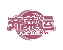 齐菜运 第30类小食配料商标图样