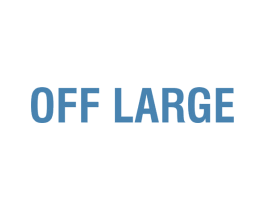 OFF LARGE 第25类服装鞋帽商标图样