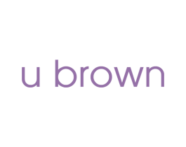 U BROWN 第25类服装鞋帽商标图样