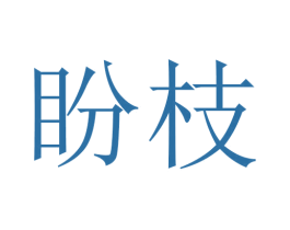 盼枝 第25类服装鞋帽商标图样
