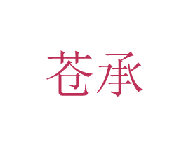 苍承 第20类家具商标图样