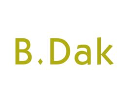 B.DAK 第25类服装鞋帽商标图样