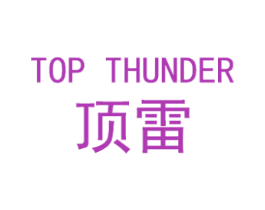 顶雷 TOP THUNDER 第25类服装鞋帽商标图样
