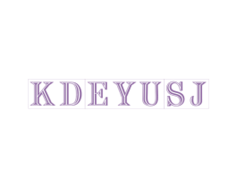 KDEYUSJ 第25类服装鞋帽商标图样