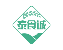 泰食诚 第30类小食配料商标图样