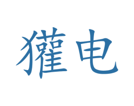 獾电 第9类科学仪器商标图样