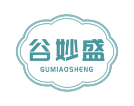 谷妙盛 第30类小食配料商标图样