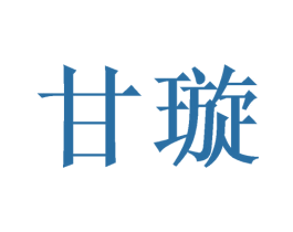 甘璇 第25类服装鞋帽商标图样