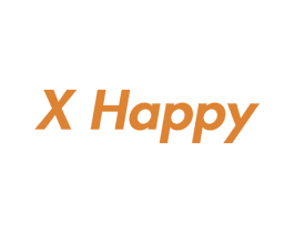 X HAPPY 第25类服装鞋帽商标图样