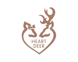 HEART DEER 第33类酒商标图样