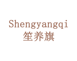 笙养旗 第30类小食配料商标图样