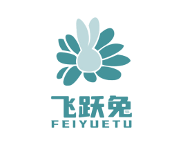 飞跃兔 第5类医药商标图样