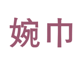 婉巾 第16类办公工具商标图样